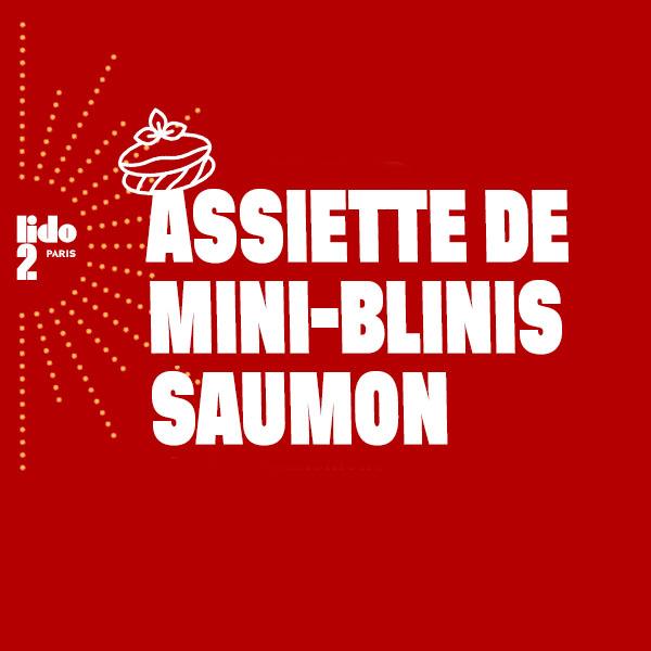L'ASSIETTE DE BLINIS SAUMON